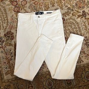 Hollister Women's White Skinny Jeans